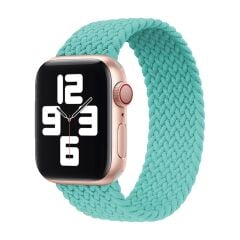 E2M Apple Watch 42-44mm KRD-15 Örgü Turkuaz Kordon