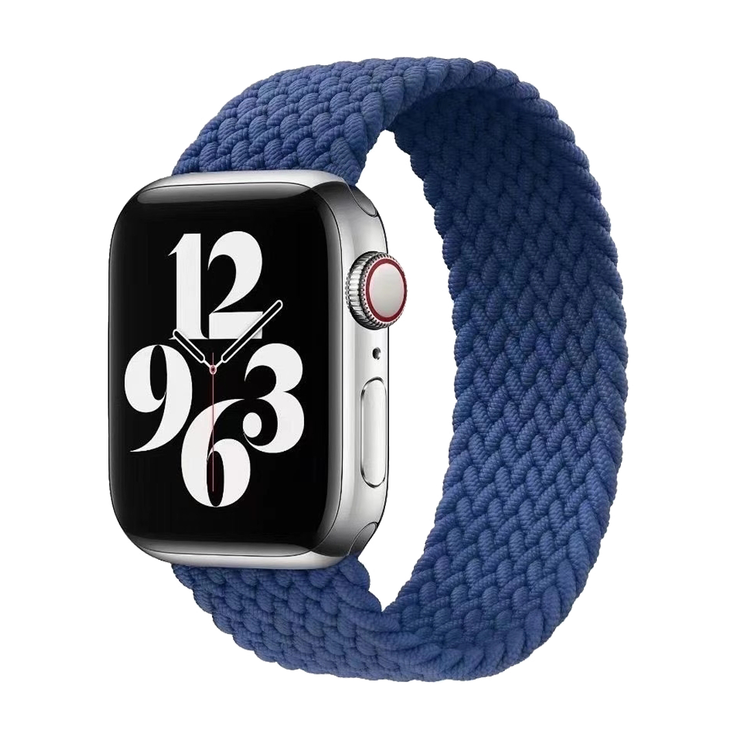 E2M Apple Watch 42-44mm KRD-15 Örgü Mavi Kordon M