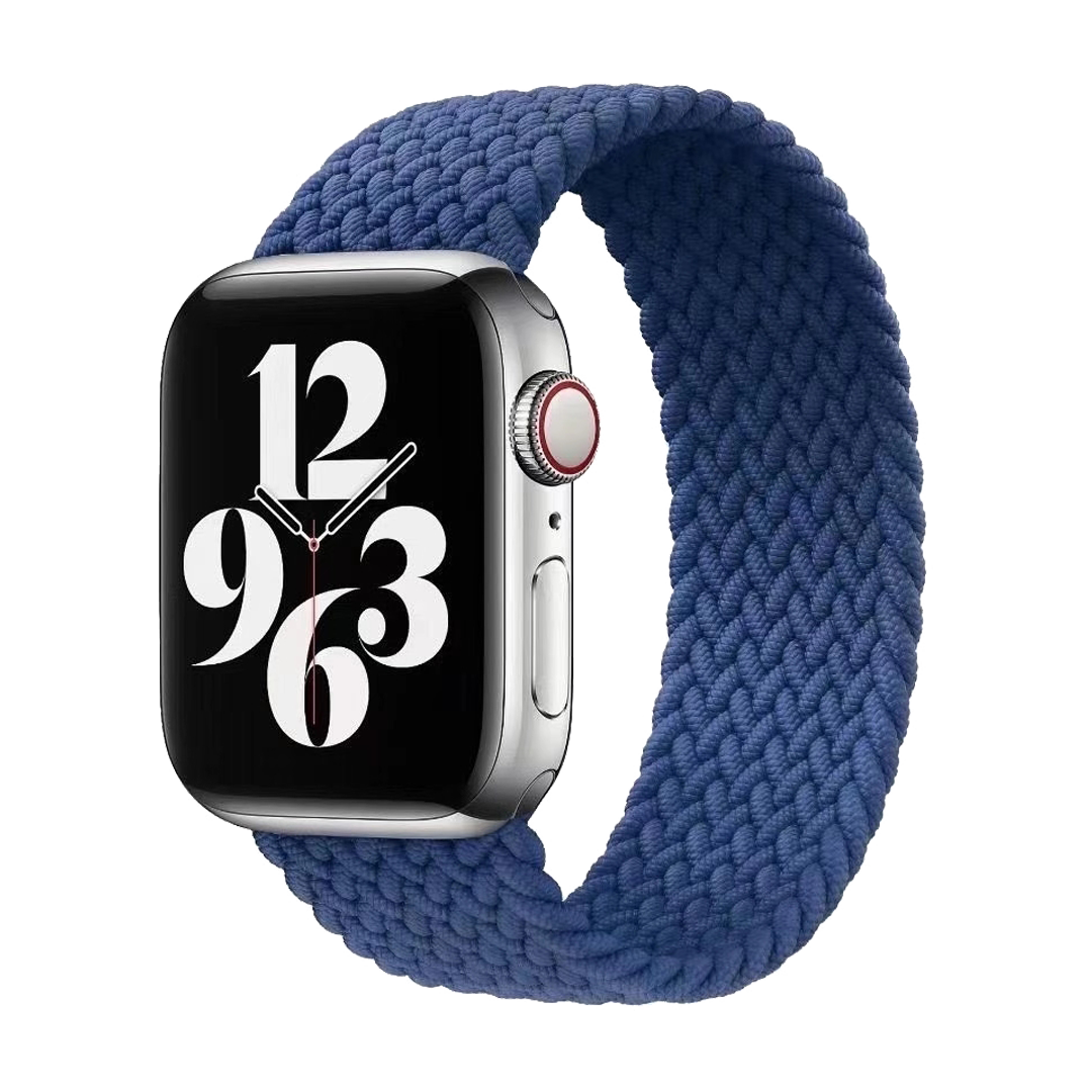 E2M Apple Watch 38-40mm KRD-15 Örgü Mavi Kordon M