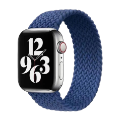 E2M Apple Watch 38-40mm KRD-15 Örgü Mavi Kordon M