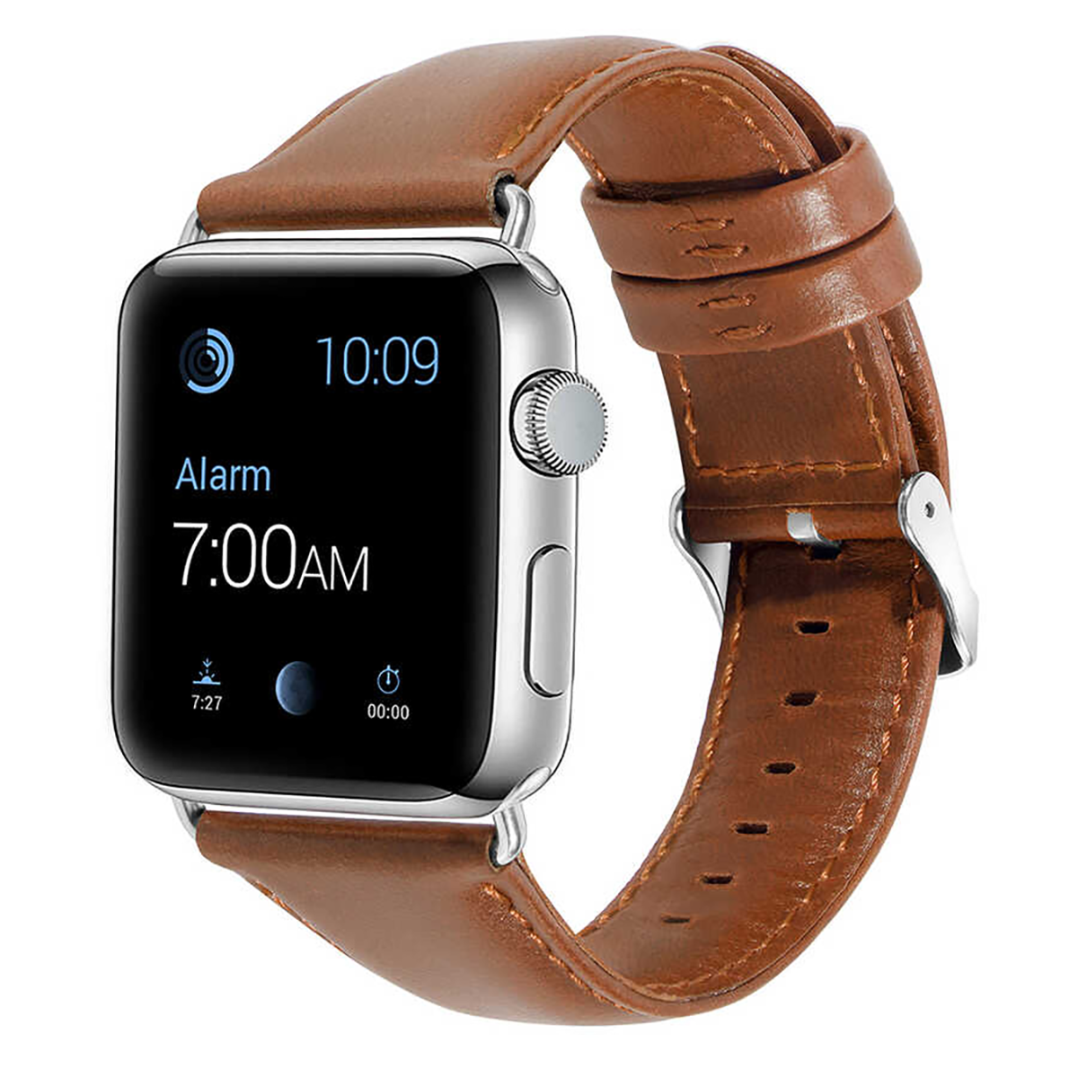 E2M APPLE WATCH 38-40MM KRD-10 DERI KAHVERENGI KORDON
