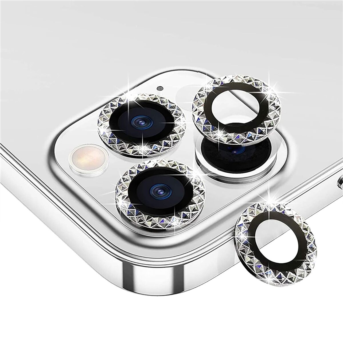 BİNANO METAL RİNG IPHONE 12 PRO KAMERA KORUYUCU DİAMOND