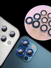 BİNANO IPHONE 12 DIAMOND SİLVER CAMERA KORUYUCU