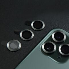 Binano Metal Ring Iphone 11 Pro/11 Pro Max Lacivert Kamera Koruyucu
