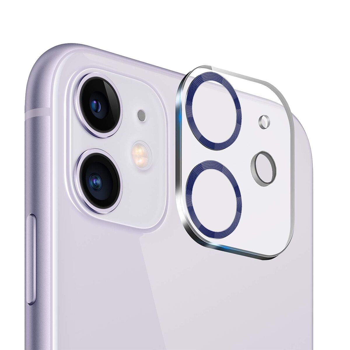 BİNANO IPHONE 11/12 MİNİ 3D PRO MAVİ CAMERA KORUYUCU