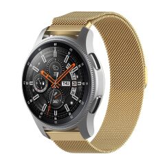 E2M Samsung Watch 22mm KRD-01 Metal Hasır Gold Kordon