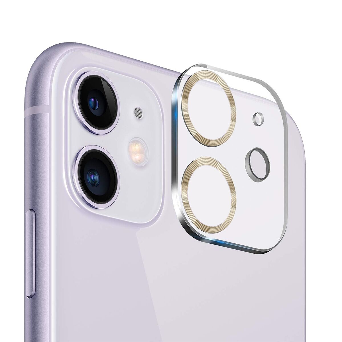 BİNANO IPHONE 11/12 MİNİ 3D PRO RETRO GOLD CAMERA