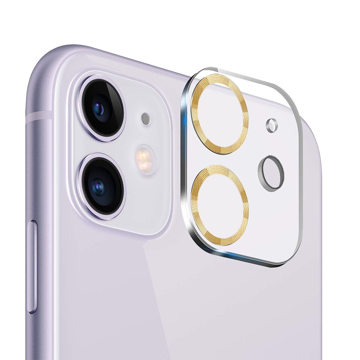 BİNANO IPHONE 11/12 MİNİ 3D PRO GOLD CAMERA KORUYUCU