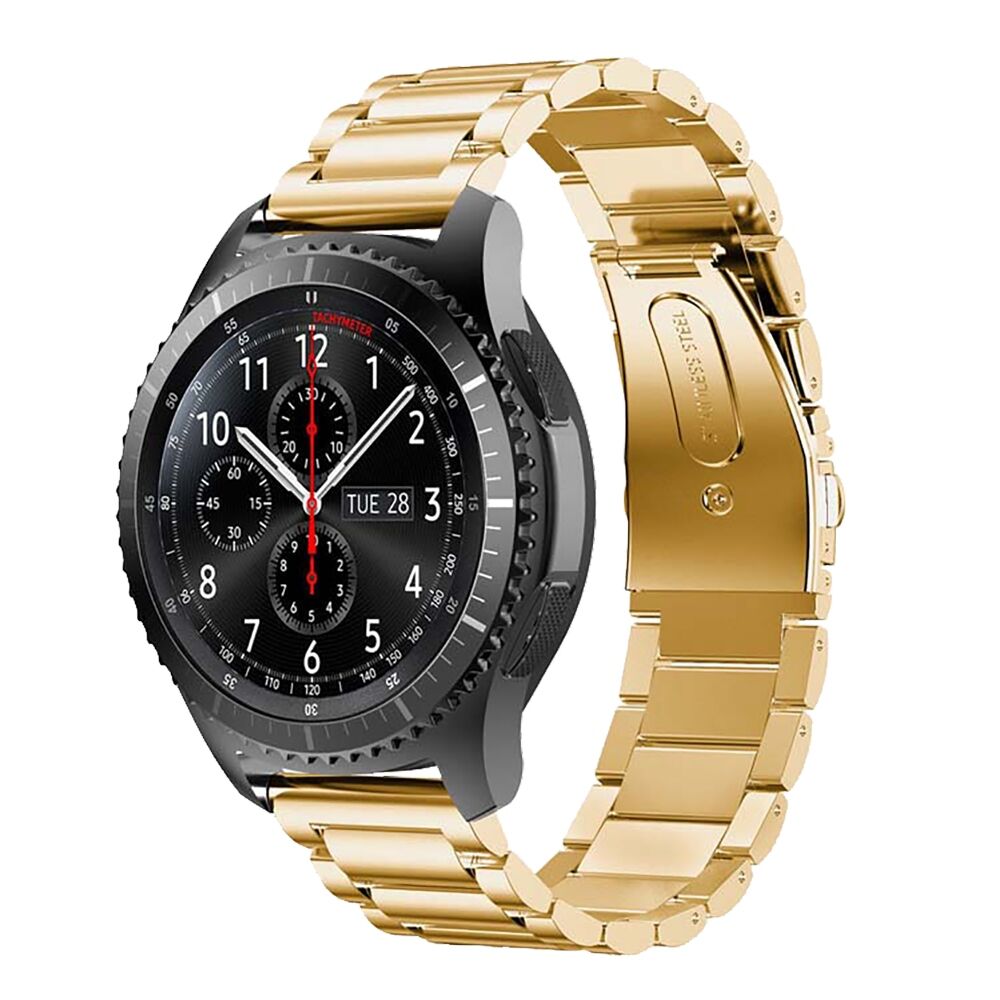 E2M Huawei Watch 22mm KRD-05 Klasik Metal Gold Kordon