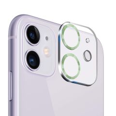 BİNANO IPHONE 11/12 MİNİ 3D PRO AÇIK YEŞİL CAMERA KORUYUCU