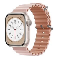 E2M APPLE WATCH 38-40-41MM KRD-28 OCEAN ÇİFT RENKLİ ROSE GOLD KORDON
