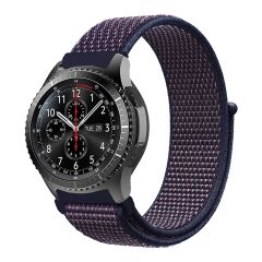 E2M Samsung Watch 22mm KRD-03 Hasır Kozmik Lacivert Kordon