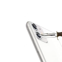 Binano Iphone 11/12/12 Mini Taşlı Kırmızı Kamera Koruyucu