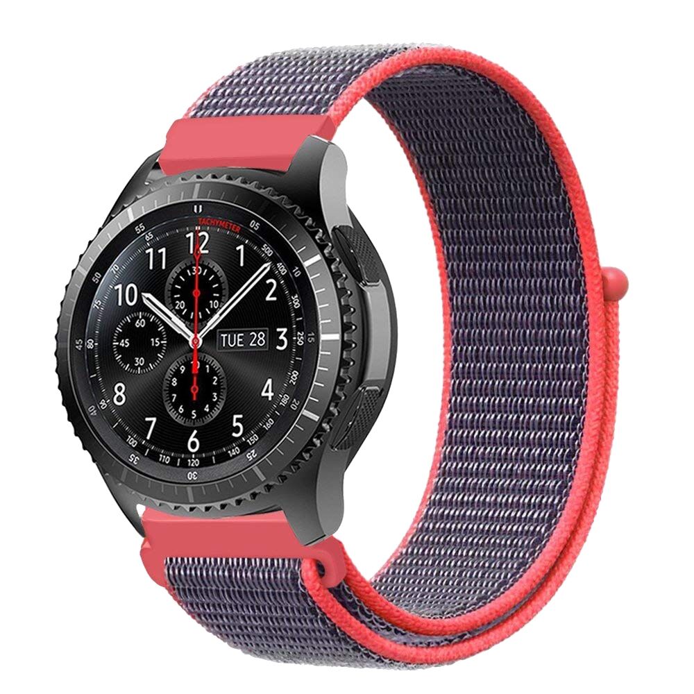 E2M Huawei Watch 22mm KRD-03 Hasır Uzay Gri Kordon