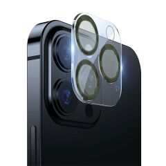 BİNANO IPHONE 12 PRO MAX 3D PRO KOYU YEŞİL CAMERA