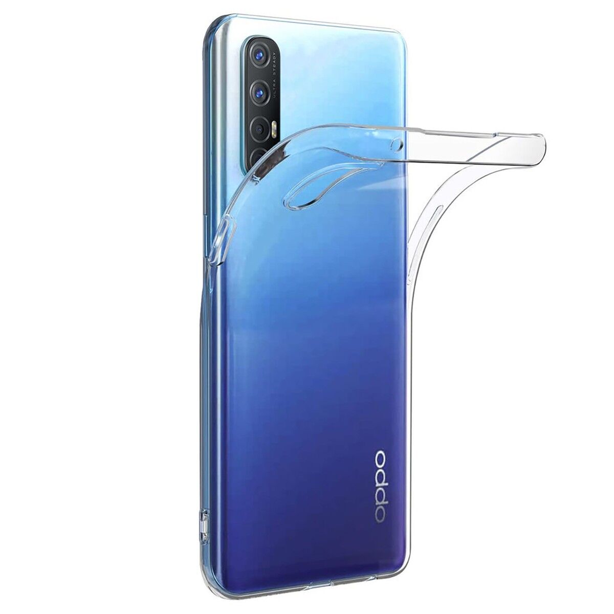 BİKAPAK ECO SİLİKON OPPO RENO 3 PRO ŞEFFAF KAPAK