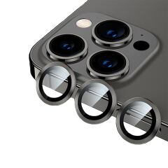BİNANO METAL RİNG IPHONE 14 PRO/14 PRO MAX SİYAH KAMERA KORUYUCU