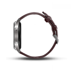 E2M HUAWEI WATCH 46MM (22MM) KRD-10 DERİ KAHVERENGİ KORDON