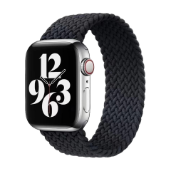E2M Apple Watch 38-40mm KRD-15 Örgü Siyah Kordon M