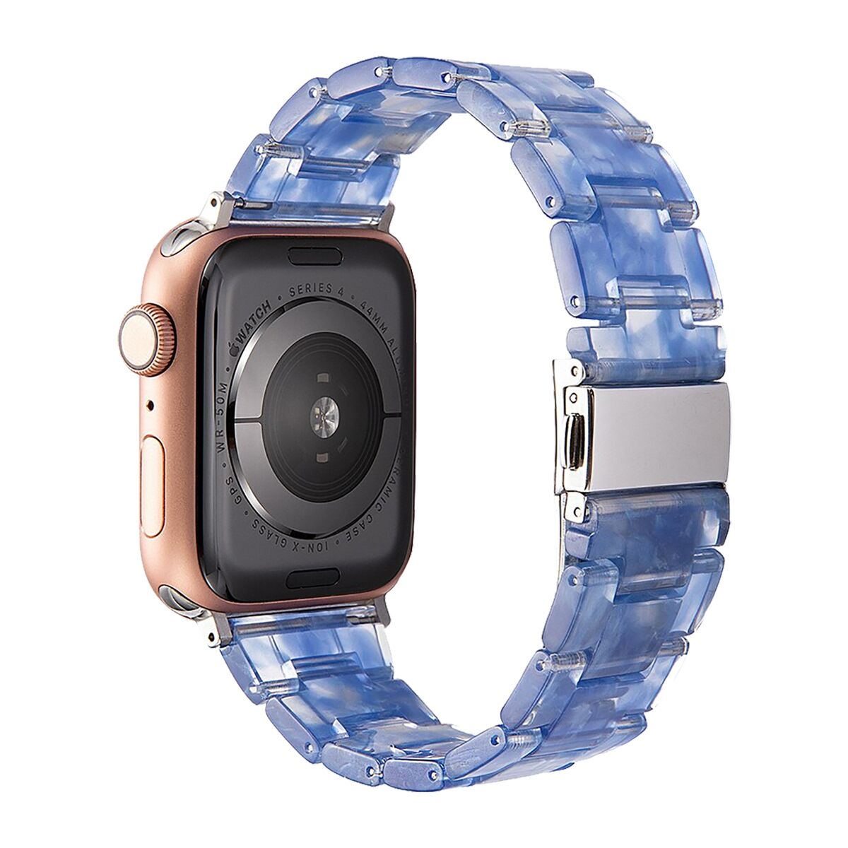 E2M Apple Watch 42-44-45-46-49mm KRD-25 Resin Mavi Kordon