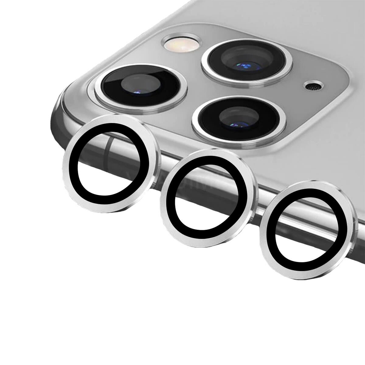 BİNANO METAL RİNG IPHONE 14 PRO/14 PRO MAX SİLVER KAMERA KORUYUCU