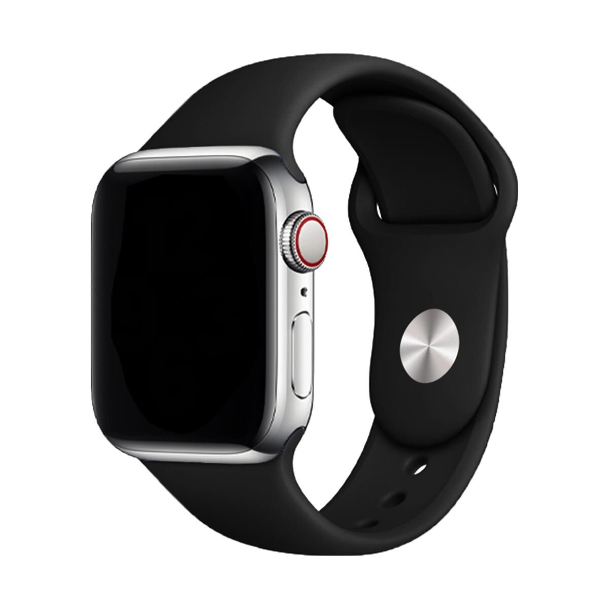 E2M CLASSIC SİLİKON APPLE WATCH KORDON 42-44-45-49MM SİYAH