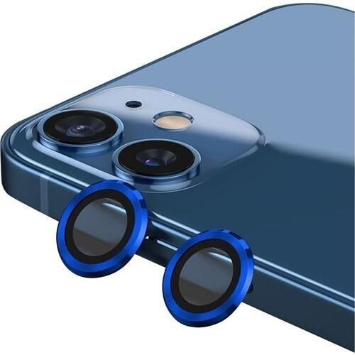 Binano Metal Ring Iphone 13/13 Mini Mavi Kamera Koruyucu