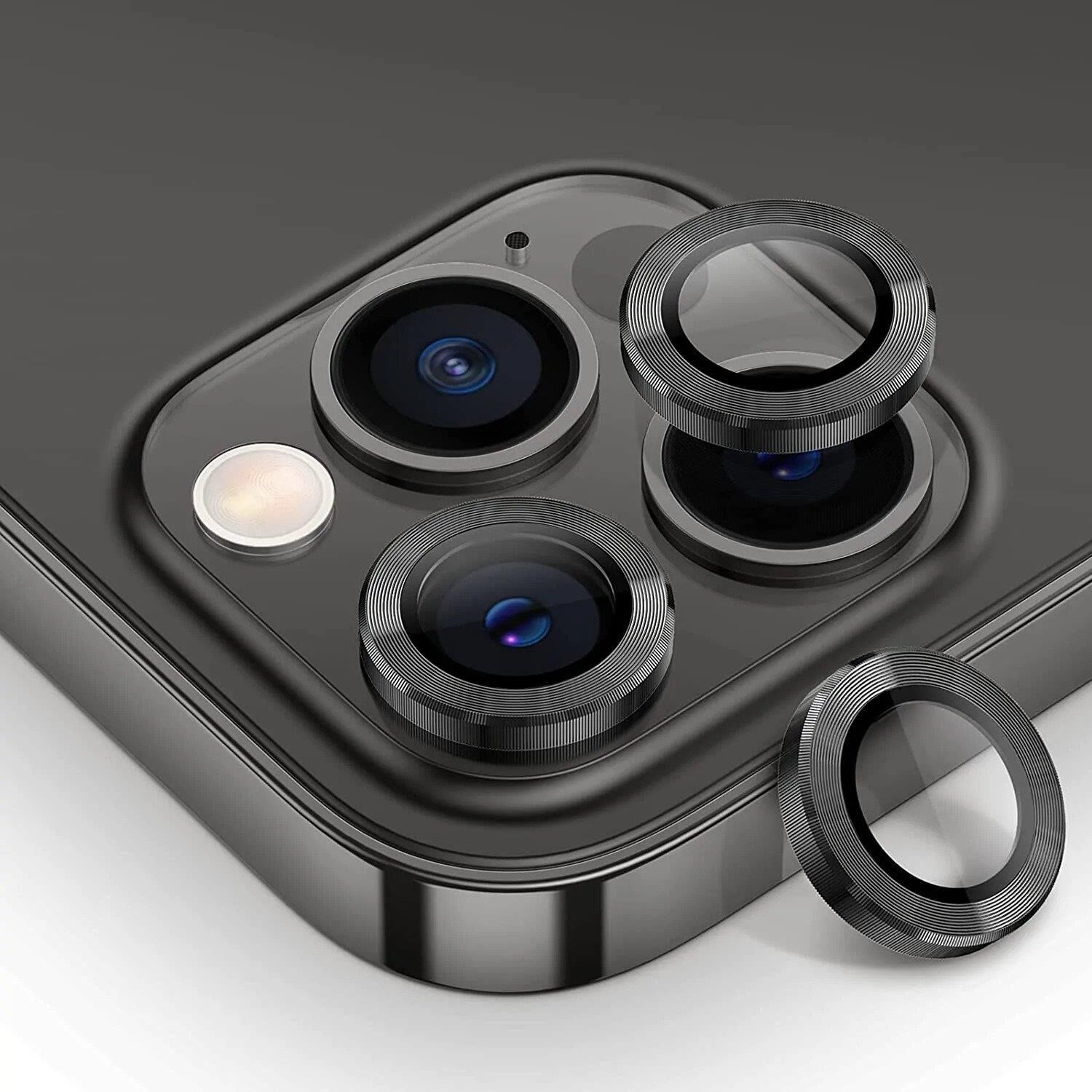 Binano Metal Ring Iphone 11 Pro/11 Pro Max Siyah Kamera Koruyucu