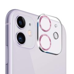BİNANO IPHONE 11/12 MİNİ 3D PRO PEMBE CAMERA KORUYUCU