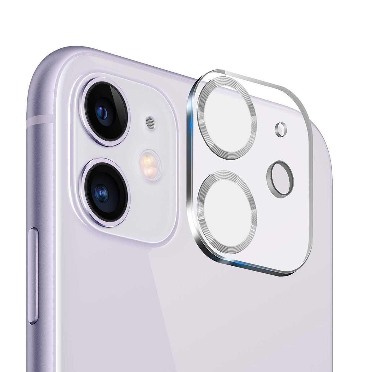 BİNANO IPHONE 11/12 MİNİ 3D PRO SİLVER CAMERA KORUYUCU