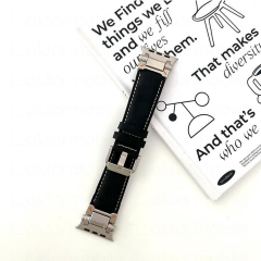 E2M APPLE WATCH 42-44-45-46-49MM KRD-32 DERİ KORDON LACİVERT