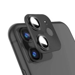 BİNANO IPHONE 11 PRO/11 PRO MAX 360 METAL SİLVER CAMERA KORUYUCU