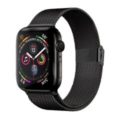 E2M APPLE WATCH 42-44-45-46-49MM KRD-31 METAL SİYAH KORDON