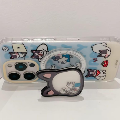 E2M MAGSAFE TELEFON TUTUCU STAND SEVİMLİ KEDİ BEYAZ