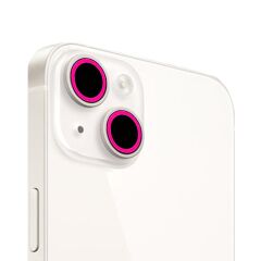 Binano Iphone 13/13 Mini Fosforlu Pembe Kamera Koruyucu