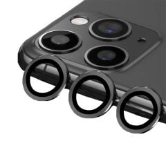 BİNANO METAL RİNG IPHONE 14 PRO/14 PRO MAX GRİ KAMERA KORUYUCU