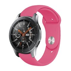 E2M Huawei Watch 20mm KRD-19 Classic Silikon Fuşya