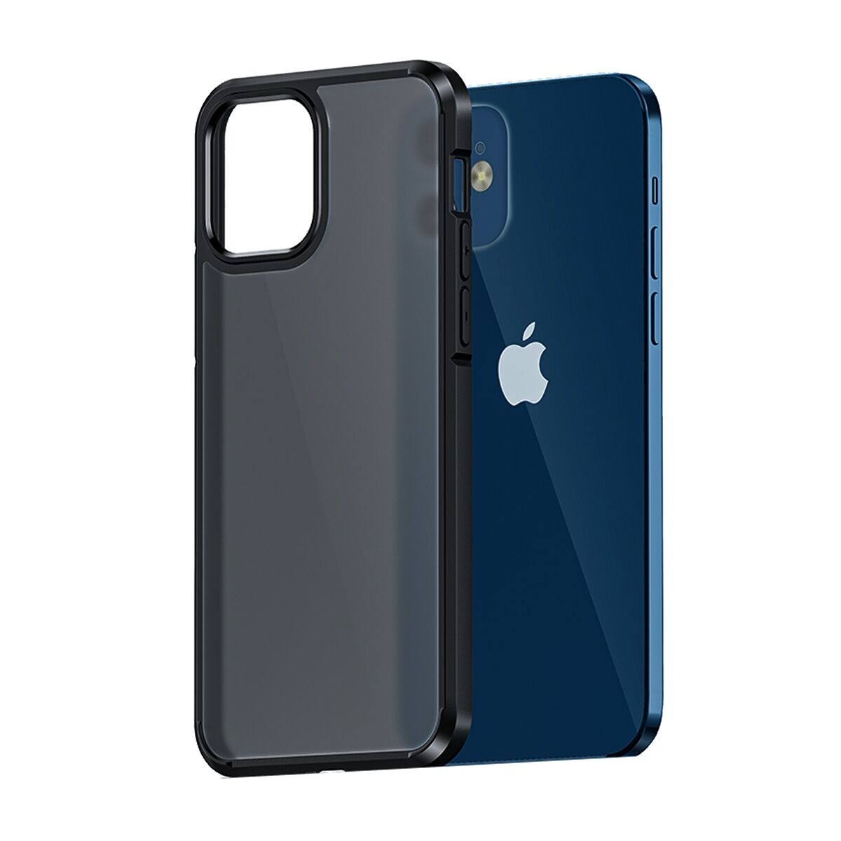 BİKAPAK ELIT FROZEN IPHONE 12 MİNİ SİYAH KAPAK