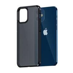 BİKAPAK ELIT FROZEN IPHONE 12 MİNİ SİYAH KAPAK