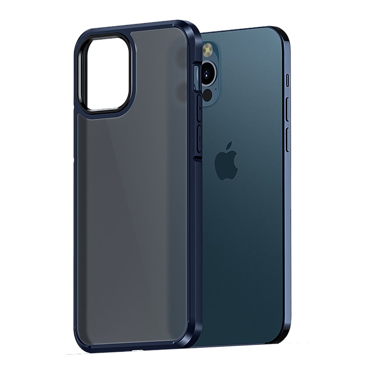 BİKAPAK ELIT FROZEN IPHONE 12 / 12 PRO MAVİ KAPAK