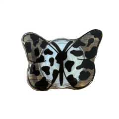 E2M POP SOCKET TELEFON TUTUCU BENEKLİ KELEBEK SİYAH