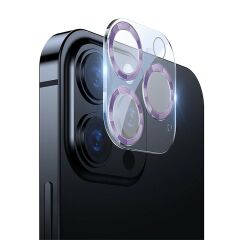 BİNANO IPHONE 12 PRO MAX 3D PRO LİLA CAMERA KORUYUCU