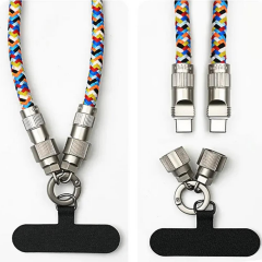 E2M BİLEK KABLO TYPE-C TO TYPE-C 30CM DATA KABLOSU RENKLİ