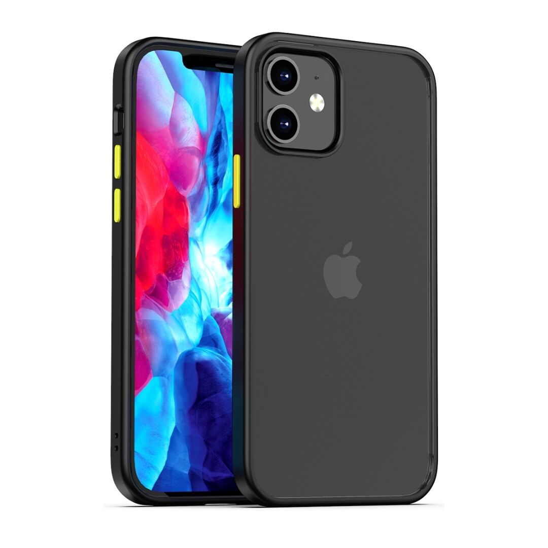 BİKAPAK ELIT SHINE IPHONE 12 MİNİ SİYAH KAPAK
