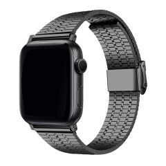 E2M APPLE WATCH 42-44-45-46-49MM KRD-29 METAL SİYAH KORDON