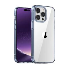 BİKAPAK ELIT CRYSTAL IPHONE 15 PRO ŞEFFAF MAVİ KAPAK