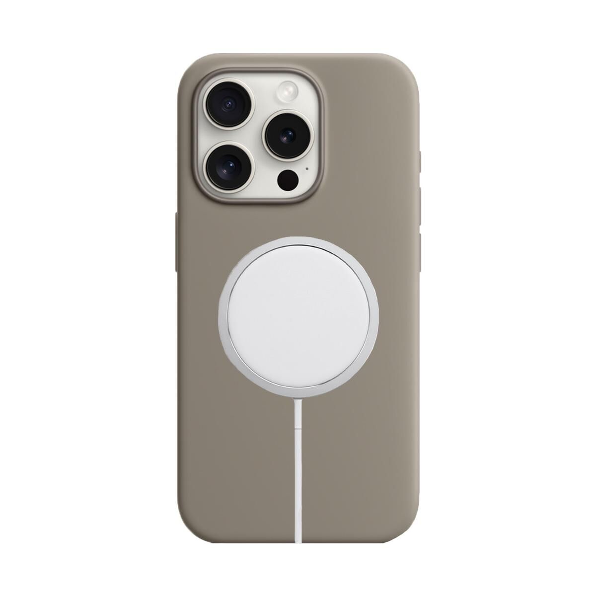 BİKAPAK MAGSENSE IPHONE 15 PRO MAX CLAY KAPAK