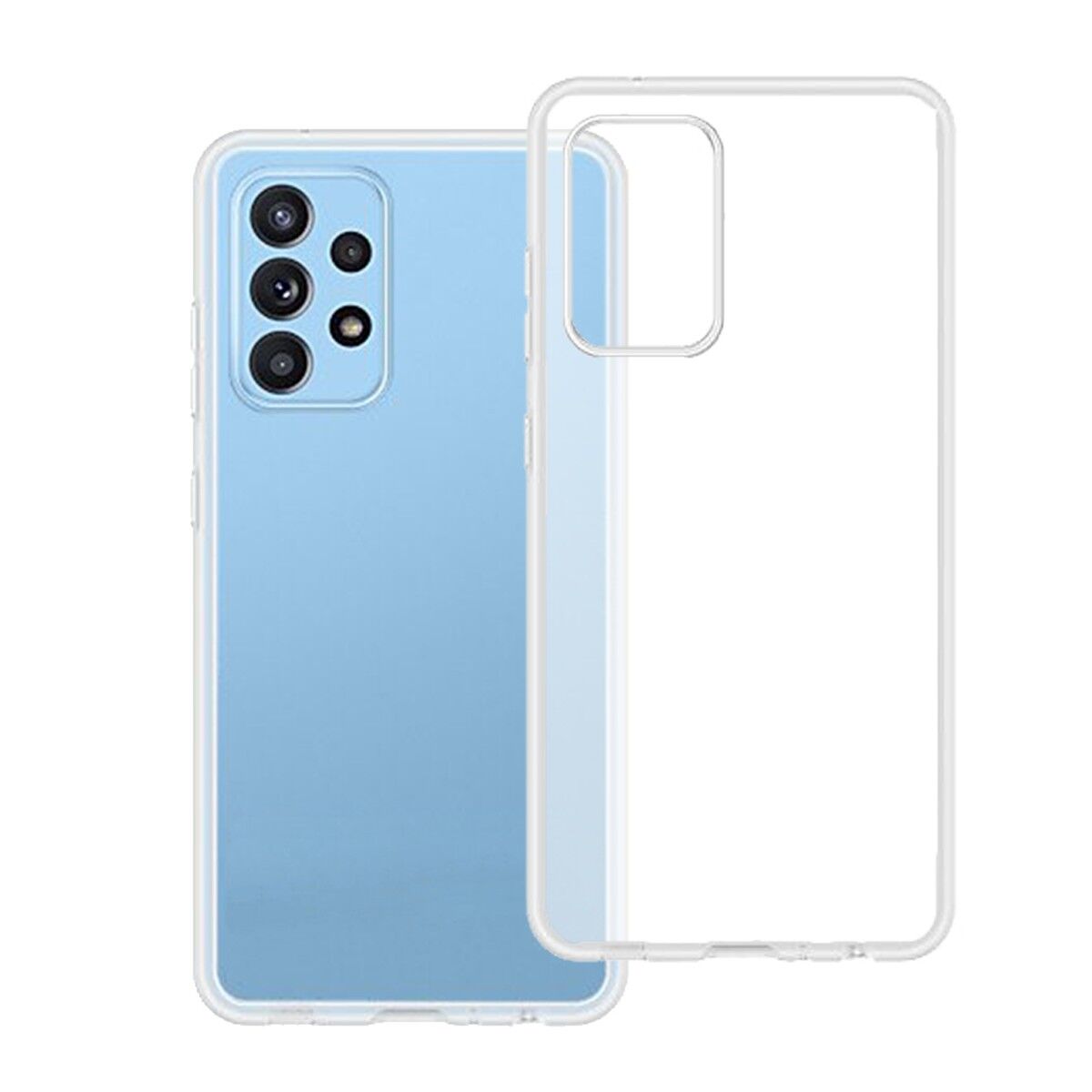BİKAPAK ECO SİLİKON SAMSUNG A72 ŞEFFAF KAPAK