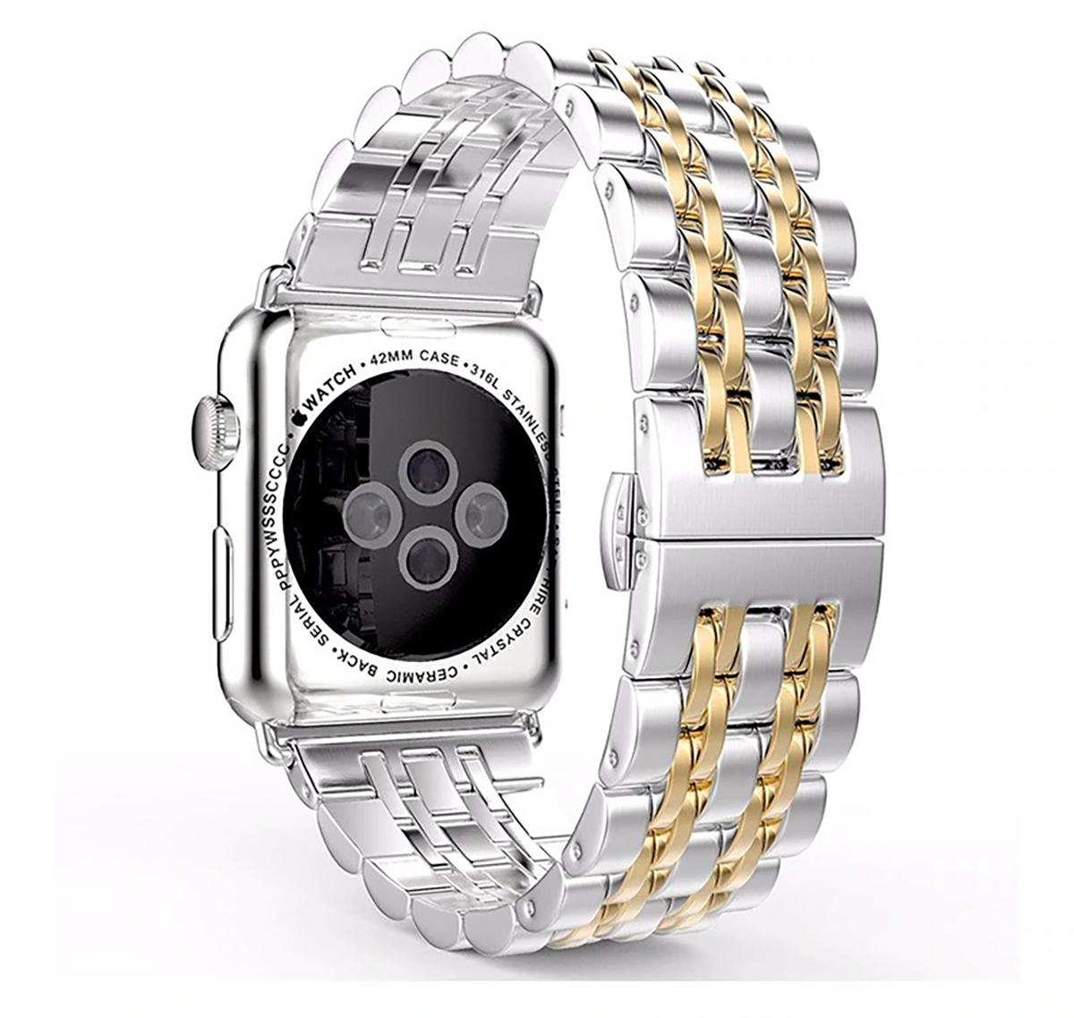 E2M APPLE WATCH 42-44MM KRD-07 METAL ALTIN KORDON