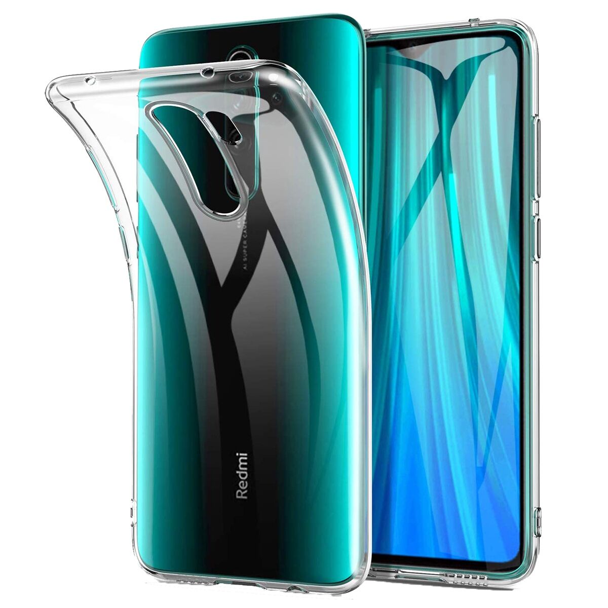 BİKAPAK ECO SİLİKON XAOMÜ NOTE 8 PRO ŞEFFAF KAPAK